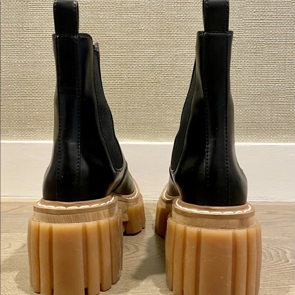 Stella McCartney Emilie Platform Chelsea Boots In Black/Gum Size 36.5 - Picture 11 of 16